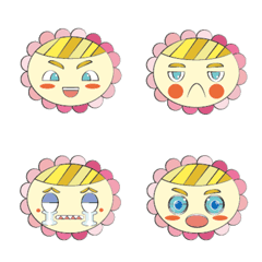 [LINE絵文字] Little flower wowの画像