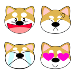 [LINE絵文字] Feelings of a Shiba dogの画像