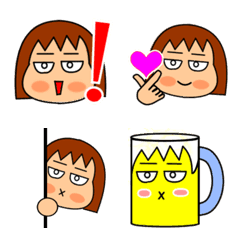 わがまま彼女の絵文字の絵文字メイン画像