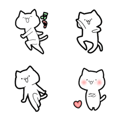 [LINE絵文字] 喜怒哀楽ねこにゃんの画像