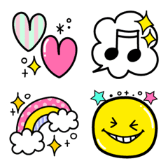 [LINE絵文字] ハッピー♡絵文字の画像