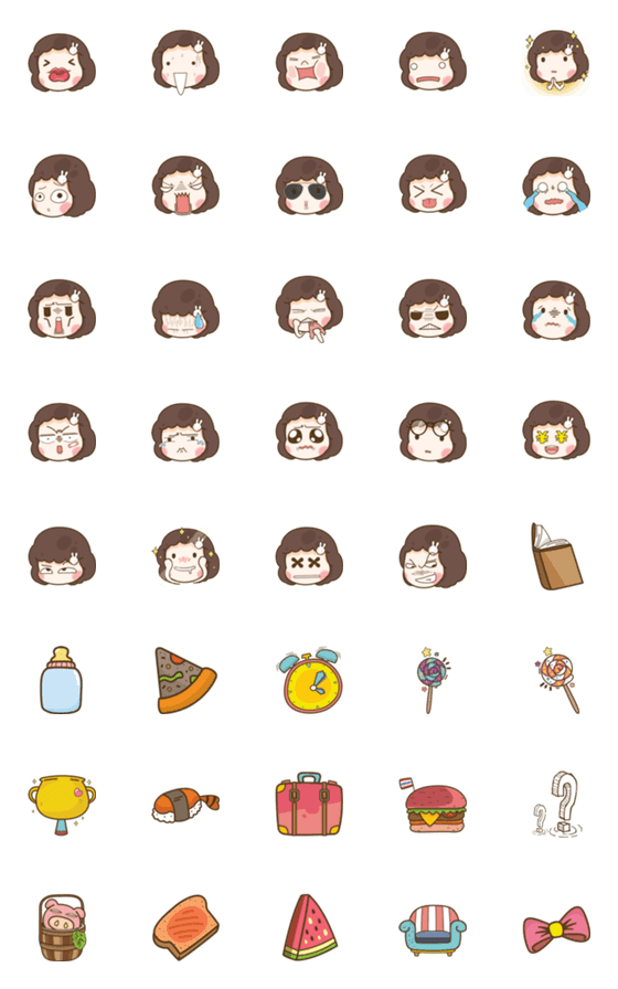 [LINE絵文字]Nu Doop Emojiの画像一覧