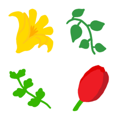 [LINE絵文字] 大人可愛い♥️花や葉の画像