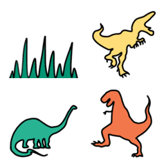 [LINE絵文字] Color It : Dinoの画像