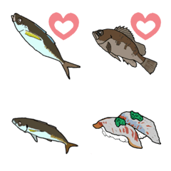 [LINE絵文字] お魚がたくさん☆の画像