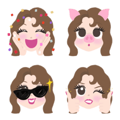 [LINE絵文字] clara emojiの画像