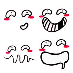 [LINE絵文字] Cute funny emoji Vol.2の画像