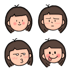 [LINE絵文字] SaSa's facial expressionsの画像