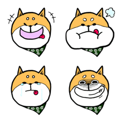 [LINE絵文字] 柴犬のシバちゃん。の画像