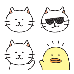 [LINE絵文字] ねこさん絵文字の画像