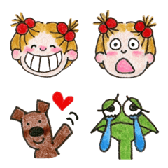 [LINE絵文字] COCO and Wondrous Emoji 3の画像