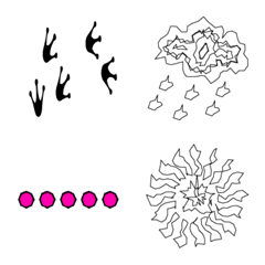 [LINE絵文字] 毎日使える落書き絵文字2の画像