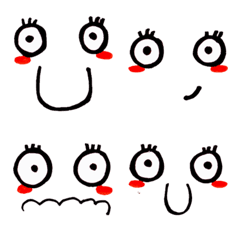 [LINE絵文字] Cute funny emoji Vol.3の画像