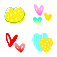 ハート.ハート.ハート.の絵文字メイン画像