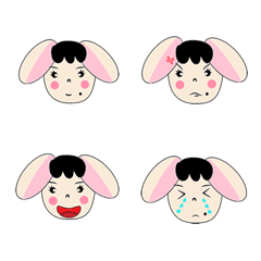 [LINE絵文字] Rex rabbit's moodの画像