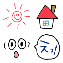 [LINE絵文字] 毎日使える08emojiの画像