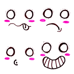 [LINE絵文字] Cute funny emoji Vol.9の画像