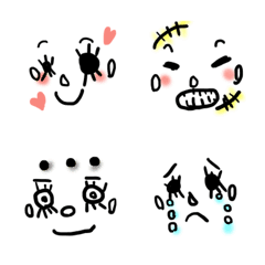 [LINE絵文字] うーたんの落書き絵文字の画像