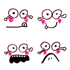 [LINE絵文字] Cute funny emoji Vol.15の画像