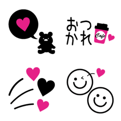 [LINE絵文字] 大人かわいい♥絵文字 5の画像