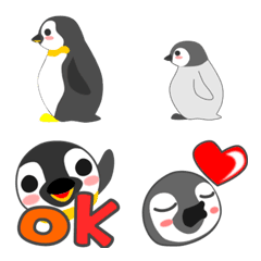 [LINE絵文字] 会話で使おう！ペンギン親子の絵文字の画像