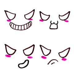 Cute funny emoji Vol.13の絵文字メイン画像