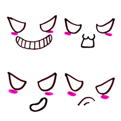 [LINE絵文字] Cute funny emoji Vol.13の画像