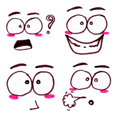 [LINE絵文字] Cute funny emoji Vol.16の画像