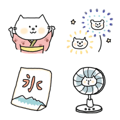 ぽんすけ 夏の絵文字メイン画像