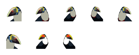 [LINE絵文字]Toucan emojiの画像一覧