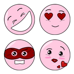 [LINE絵文字] The Pink Faceの画像