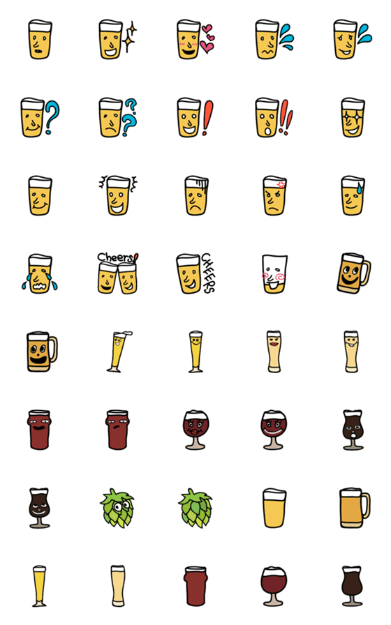 [LINE絵文字]BEERsの画像一覧