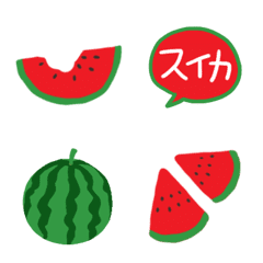 [LINE絵文字] スイカだらけ♥️の画像