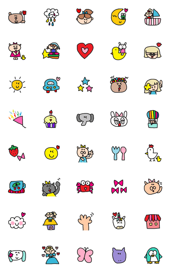 [LINE絵文字]Lilo emoji3の画像一覧