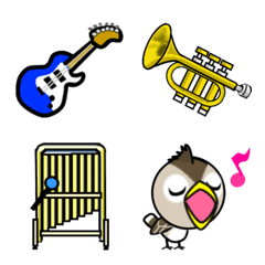 [LINE絵文字] 音楽と歌と楽器の絵文字の画像