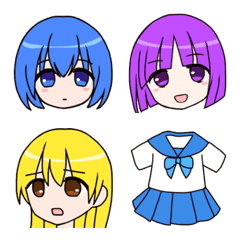 [LINE絵文字] ゆうくんちゃん絵文字の画像