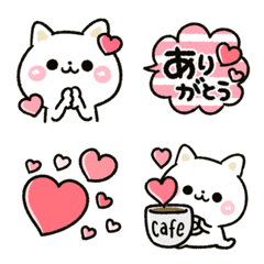 [LINE絵文字] かわいい♡にゃんこmixの画像