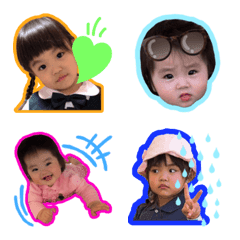 [LINE絵文字] EMIRI and ERENA  emoji4の画像