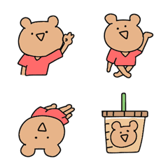 [LINE絵文字] へたくそなクマの絵文字♪の画像