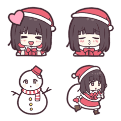 [LINE絵文字] メンヘラちゃん。のクリスマス絵文字。の画像