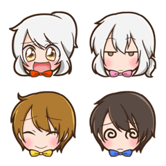 [LINE絵文字] みん汰ファミリー 絵文字の画像
