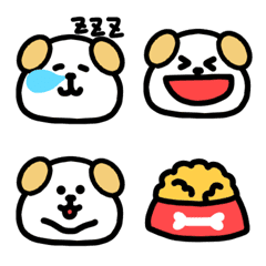 [LINE絵文字] 犬のわんころ♡ゆるかわ絵文字の画像