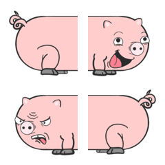 [LINE絵文字] Piggy alphabetの画像
