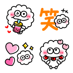 [LINE絵文字] 毎日使える❤ふわもこ絵文字の画像