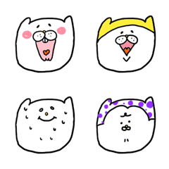 [LINE絵文字] よだれねこ38の画像