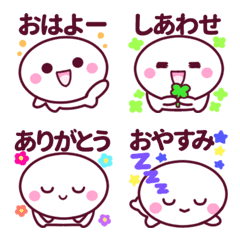 [LINE絵文字] シンプルちゃんの絵文字の画像