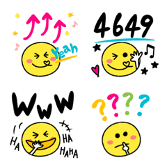 [LINE絵文字] スマイル*にこちゃん～毎日使える絵文字～の画像