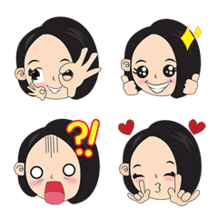 [LINE絵文字] Samornsri Lady Office Emojiの画像