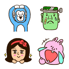 ほんわか いやしの絵文字の絵文字メイン画像