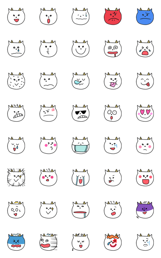 [LINE絵文字]やぎくんのかわいい絵文字の画像一覧